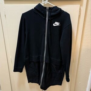 Nike Black Zip-Up Hoodie